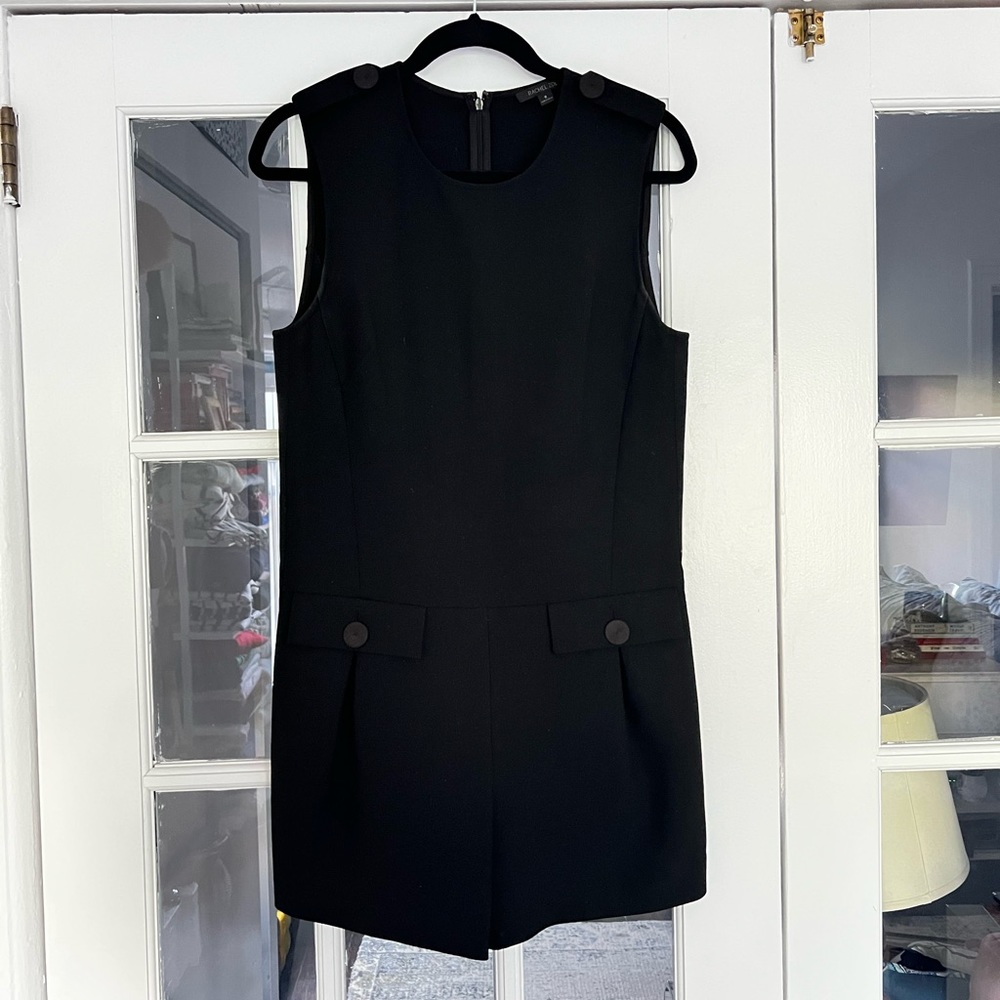 rachel zoe grayce black romper